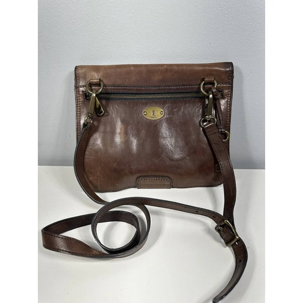 Fossil Vintage‎ Revival Flap Portfolio Crossbody